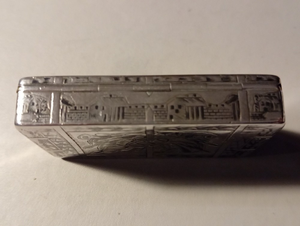 Solid Silver Russian Snuffbox 1820,St Petersburg, Hallmarked.