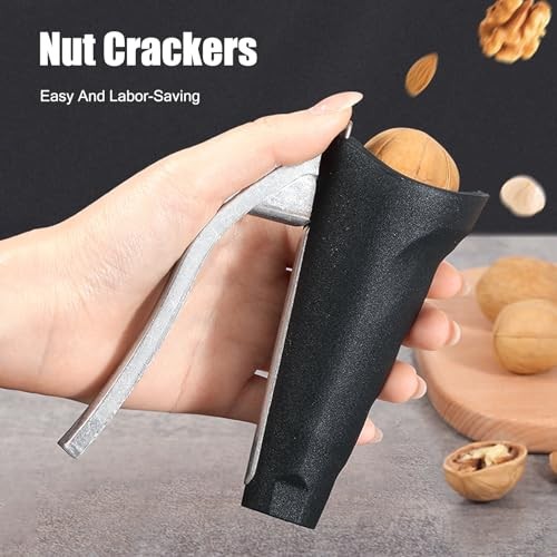 Nutcracker, Heavy duty Nut Crackers Walnut Cracker with Non slip Handle