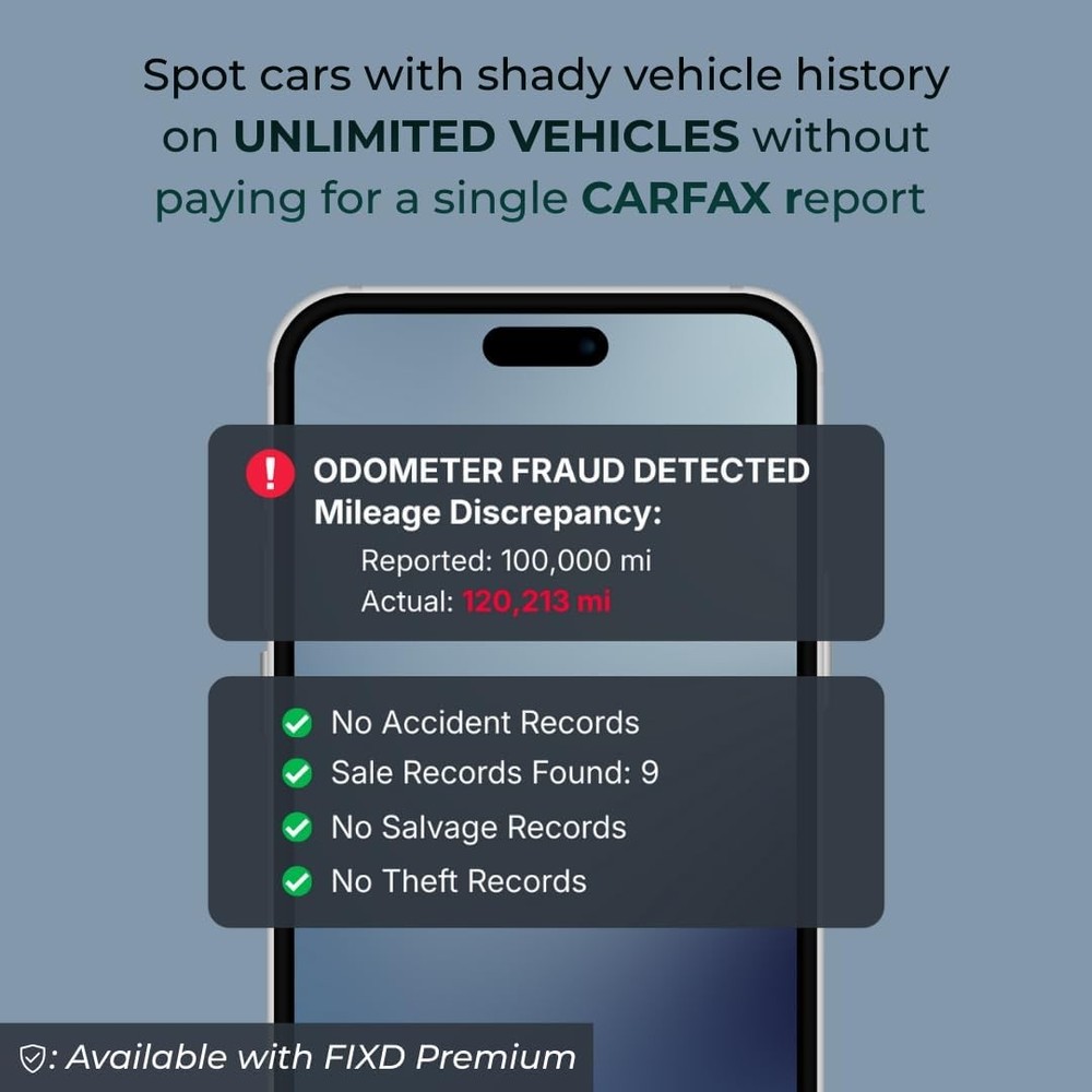 FIXD Bluetooth OBD2 Scanner for iPhone & Android - Diagnostic Scan Tool for Repa