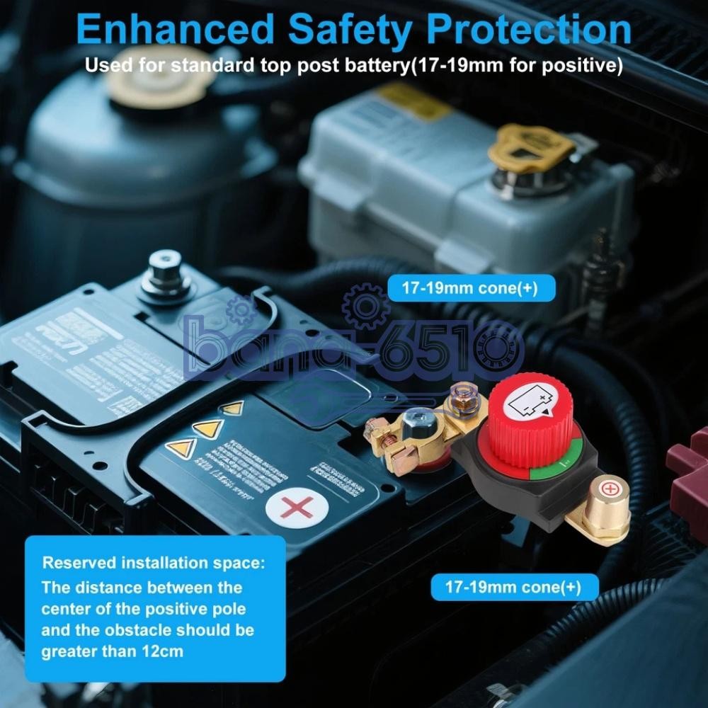 12V-48V Battery Power Cut Master Switch Disconnect Isolator On-Off Marine Car RV