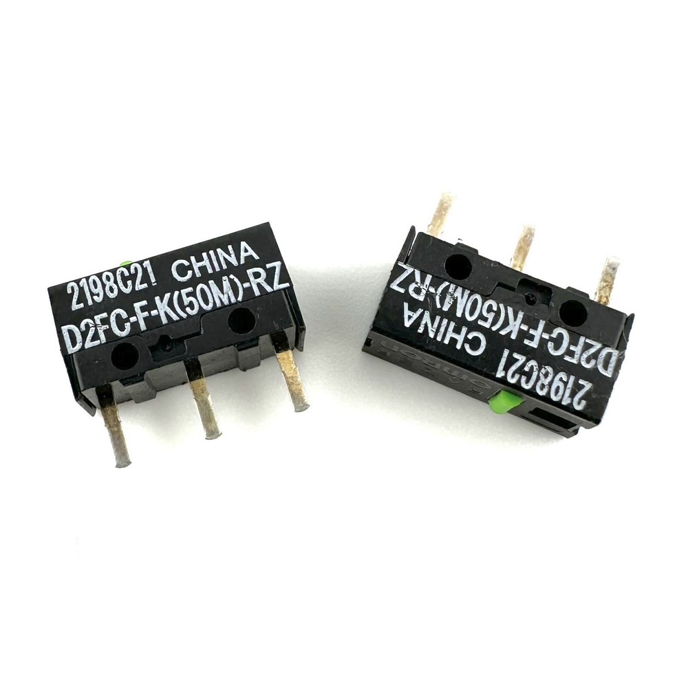 Omron D2FC-F-K(50M)-RZ Razer Mouse Micro Switch Green Dot 2PCs