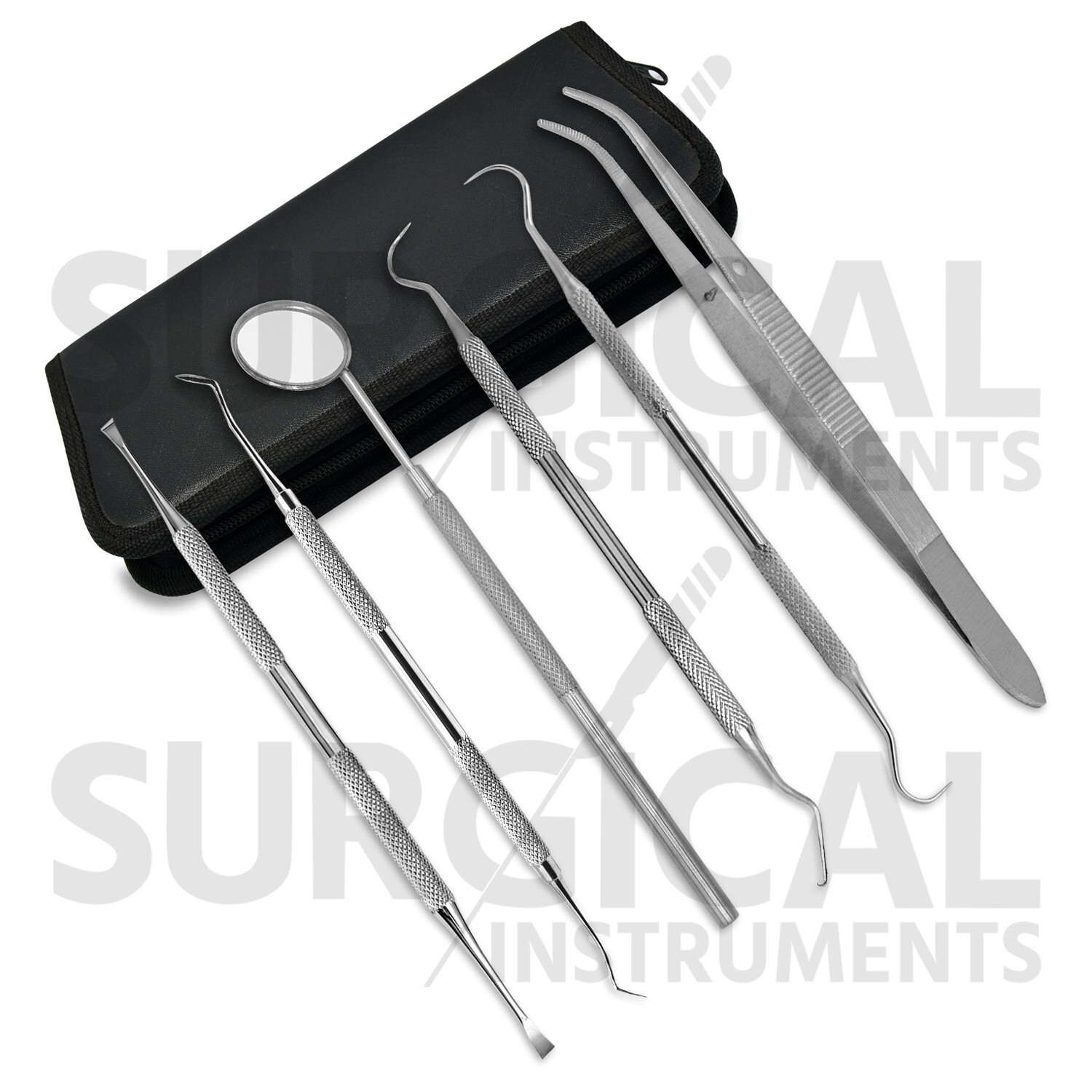 Professional Dental Oral Hygiene Kit 5 Tools Deep Cleaning Scaler Teeth Care Set