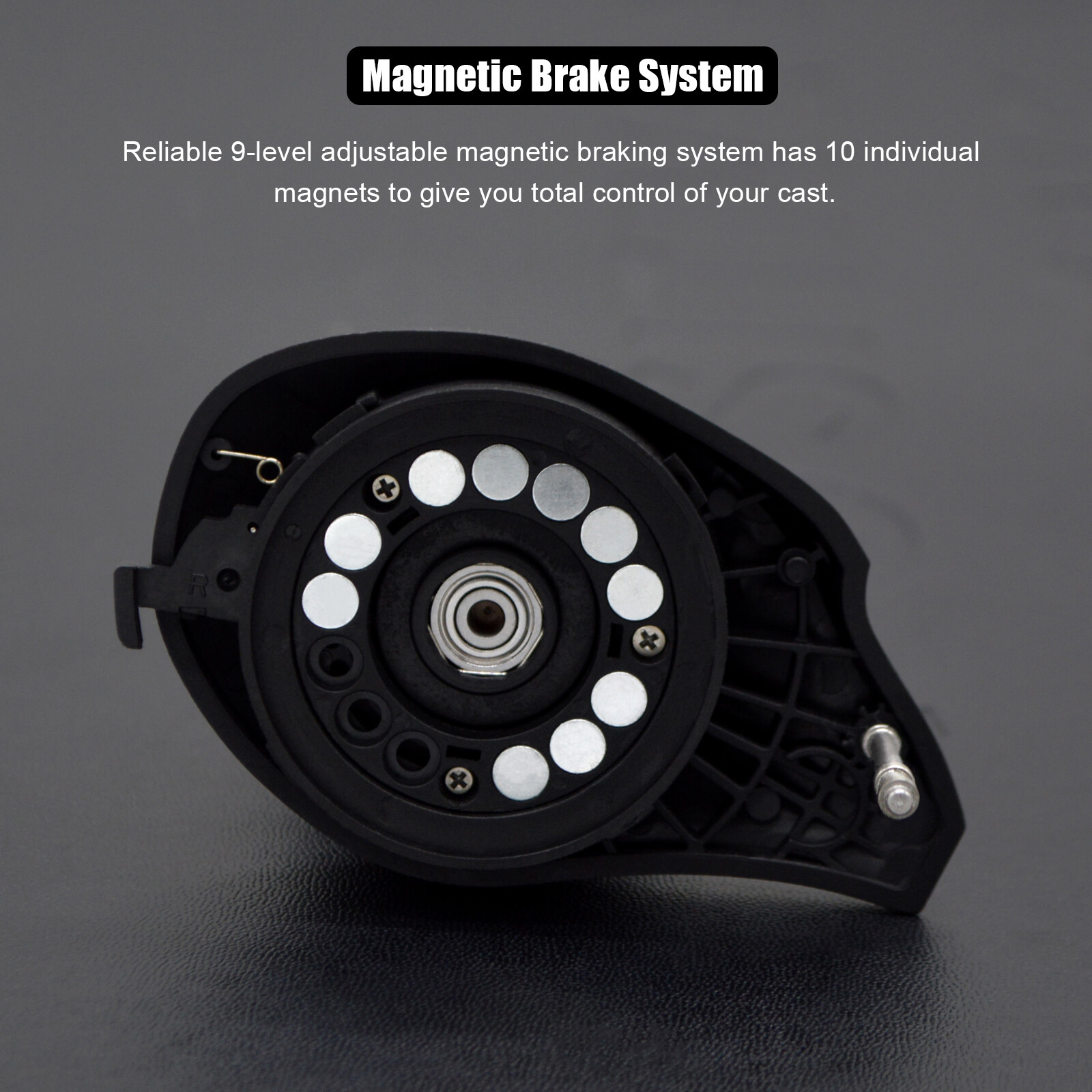 CAMEKOON Bucara 300 Baitcasting Reel 6.3:1 for Fresh & Saltwater Casting Fishing