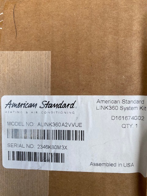 ALINK360A2VVUE Programmable Thermostats KIT- LINK360 SYSTEM AMSTD