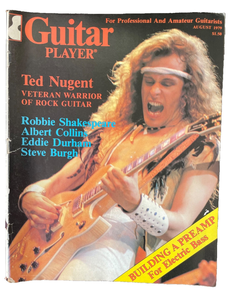 August 1979 TED NUGENT Guitar Player Magazine