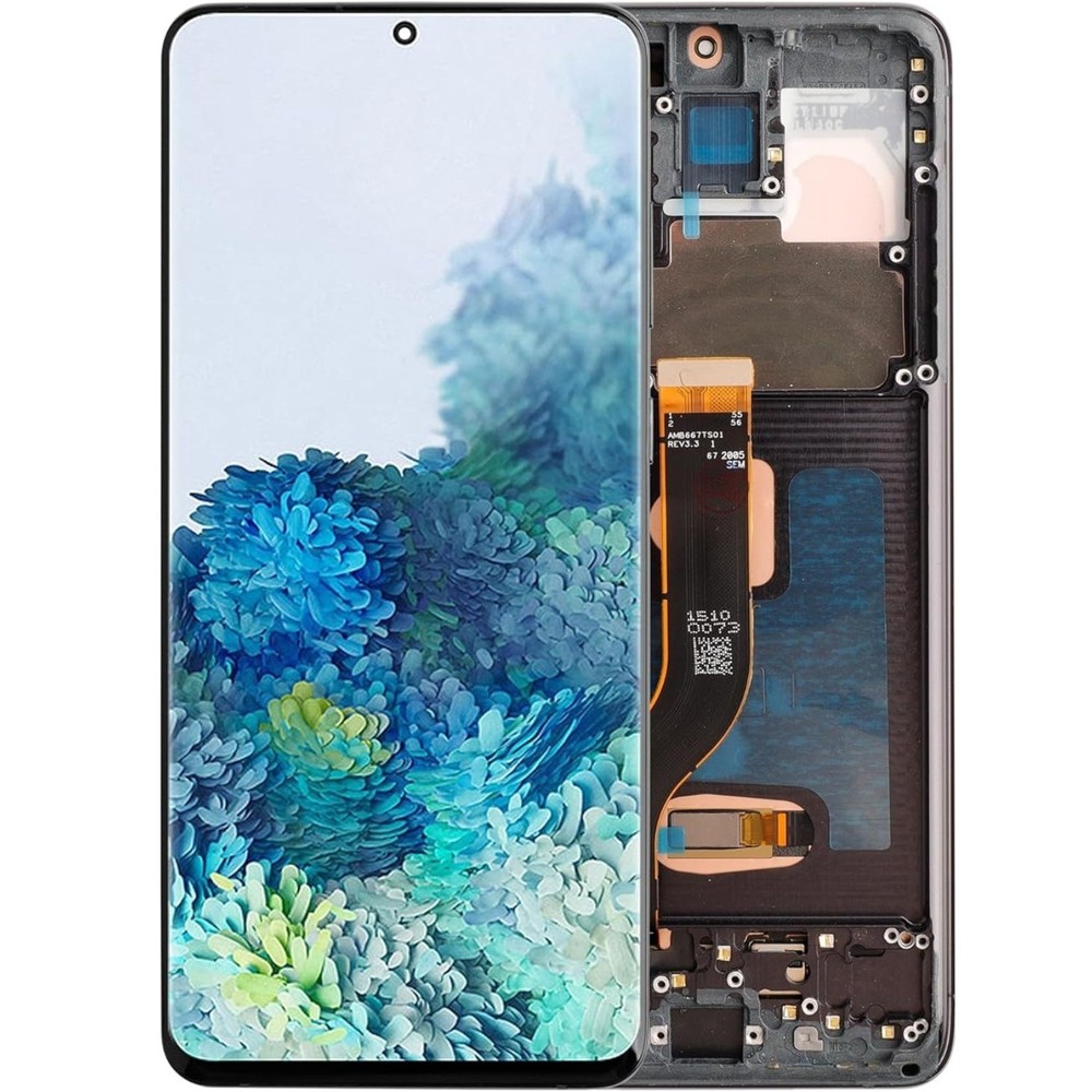 For Samsung S20 Plus Screen Replacement OLED Display G986U Touch Digitizer Frame