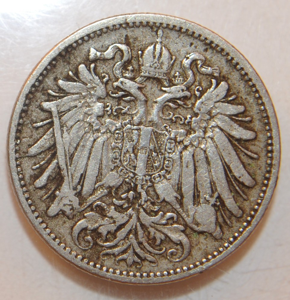 1894 Austria 20 heller