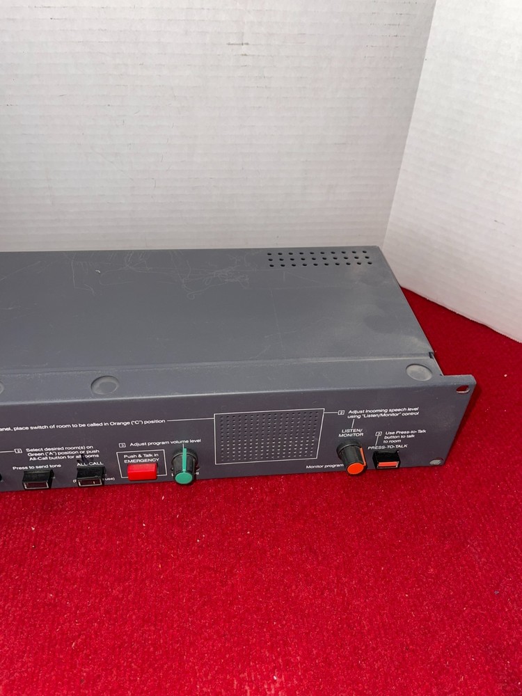 Rauland Borg MCZ300 Intercom & Program Control Center Whs1