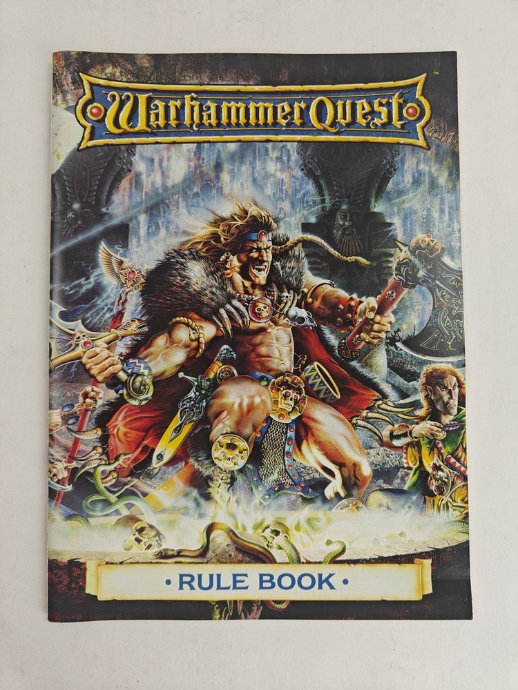 Vintage Warhammer Quest -  Rulebook - 1995 Rule Book - Games Workshop