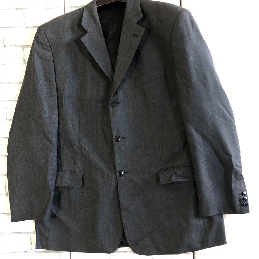NEXT Suit Jacket Only Grey Wool Blend Mens Size 44R