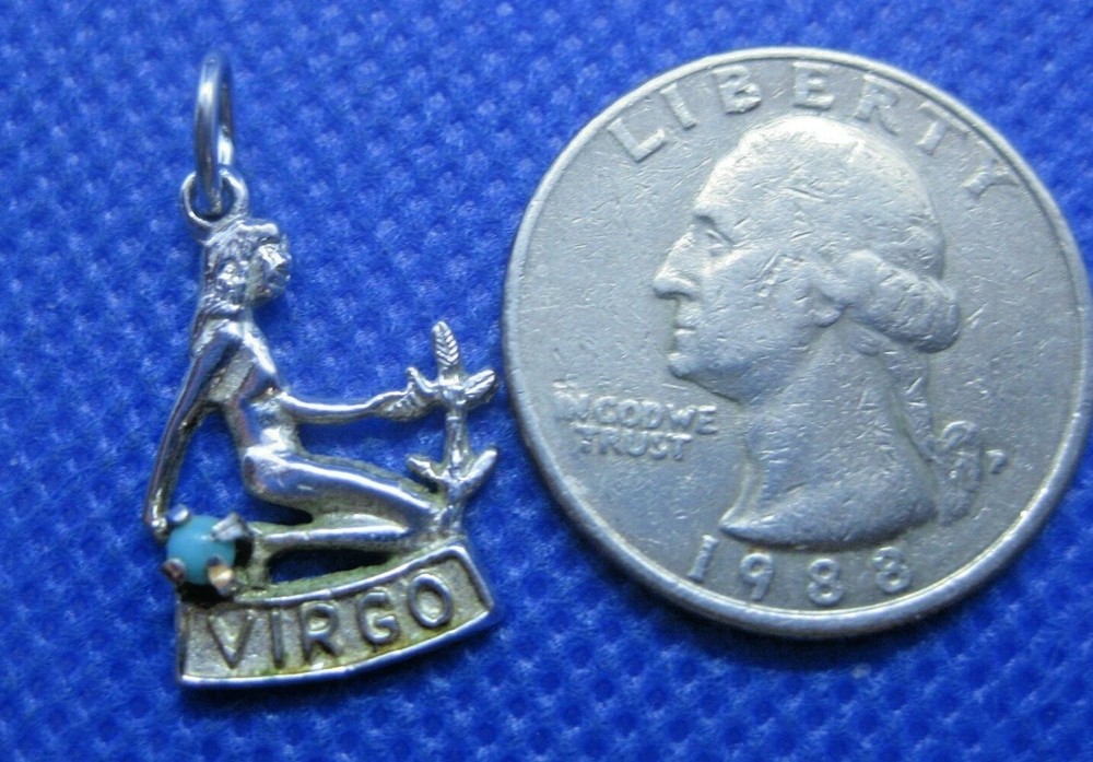 Sterling Silver Virgo Charm