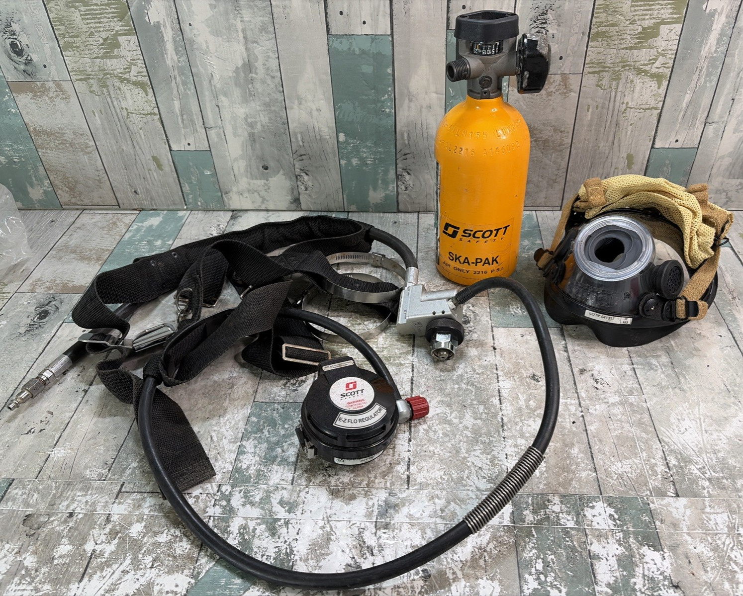 Scott SKA-PAK 5min Emergency Escape Bottle SABA Mobile Air SCBA Work Pack