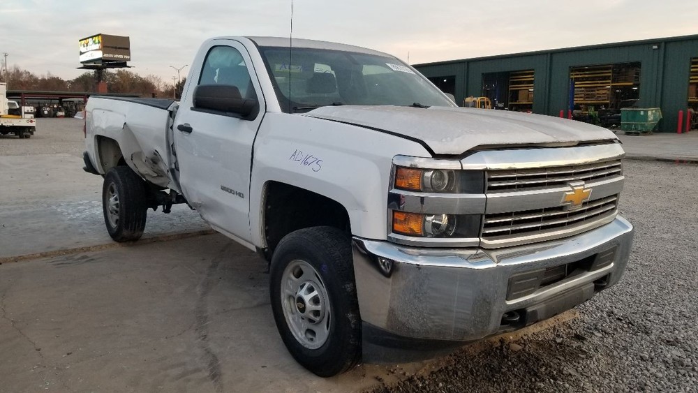 17 CHEVY SILVERADO 2500 REGULAR CAB REAR FRAME SECTION CUT