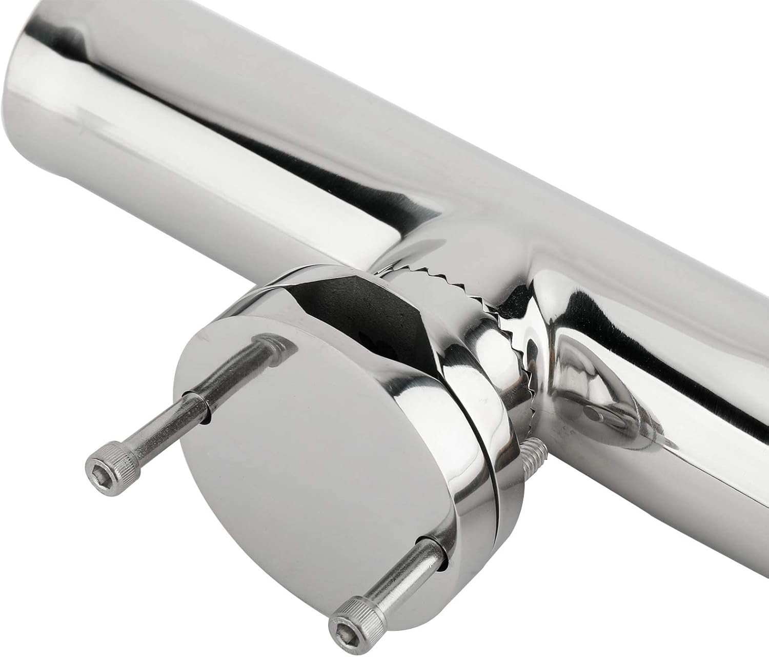 4 Pack Boat Fishing Rod Holder Tournament Style Clamp on for Rails 1-1/4" to 2"