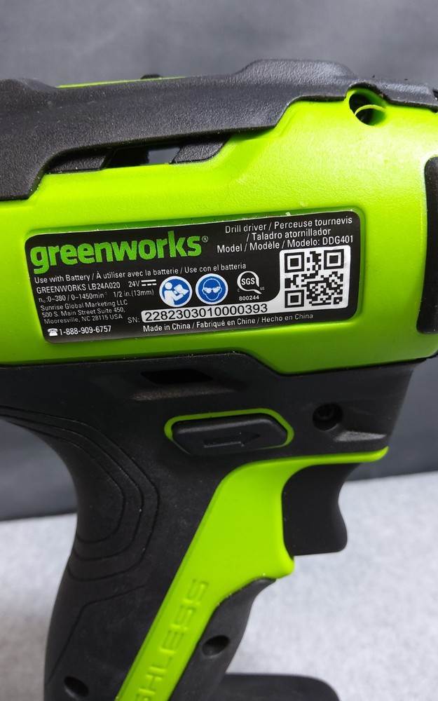 Greenwoorks Drill/ Driver combo