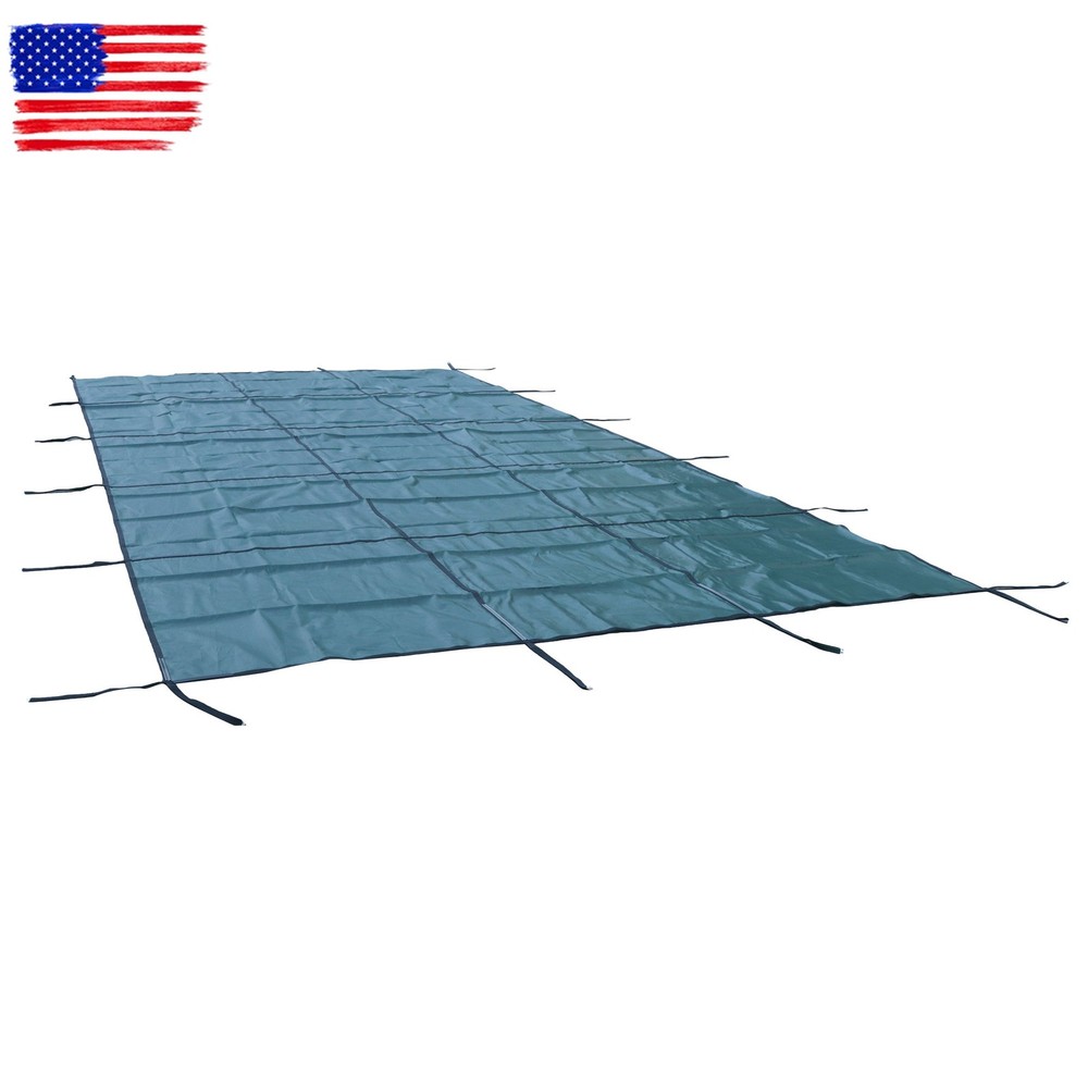 18x32FT Swimming Pool Safety Cover Rectangular for Underground & Inground Pool