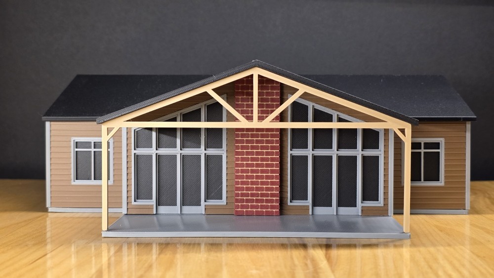 1/64 Scale House 3D Model