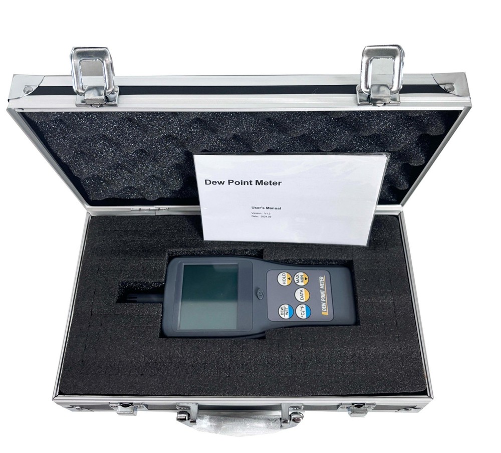 Portable Dew Point Meters With Data Hold Function Temp Humidity Measurment