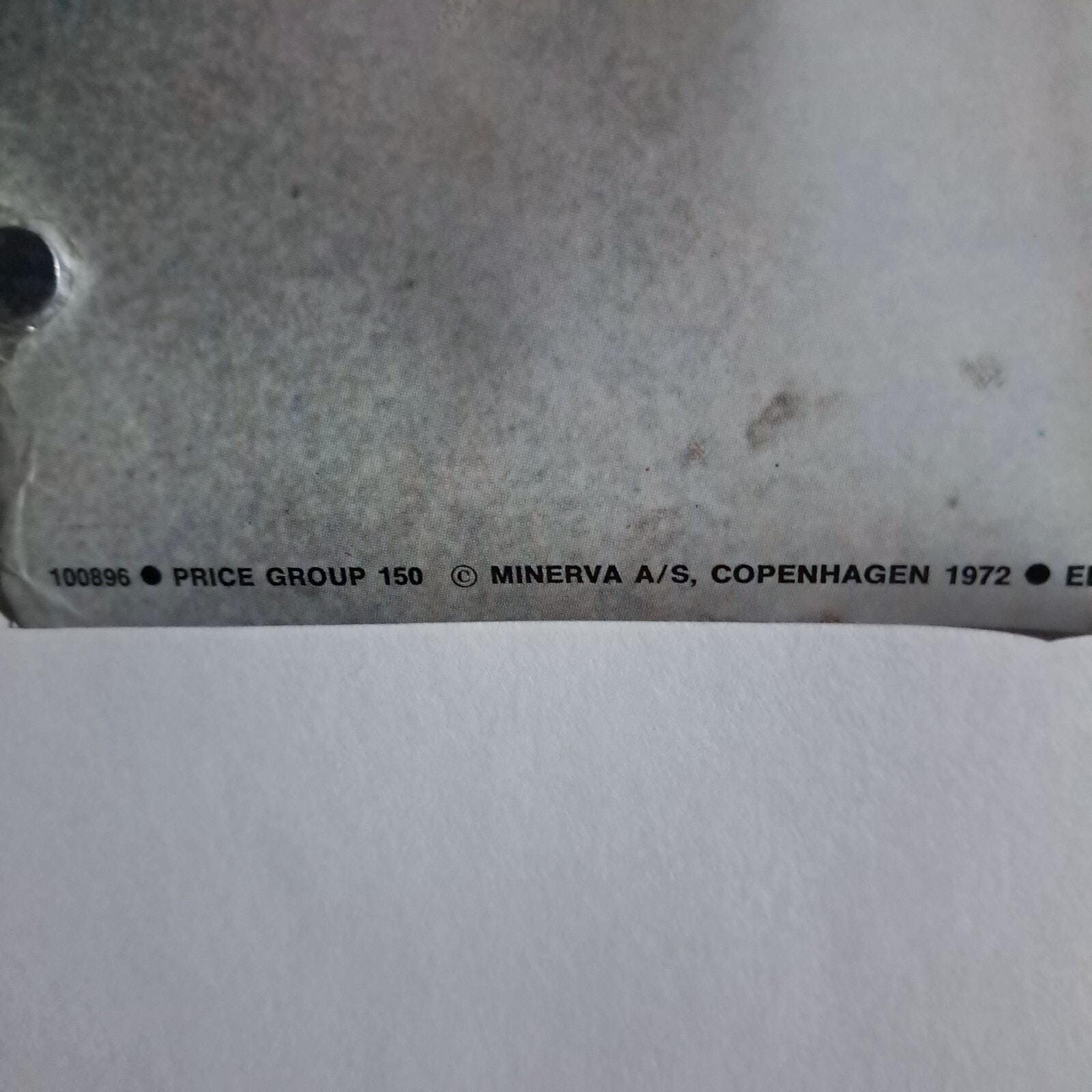 Elvis Presley Poster 1972 Minerva Copenhagen 24x36 Original Promo Print Scotland