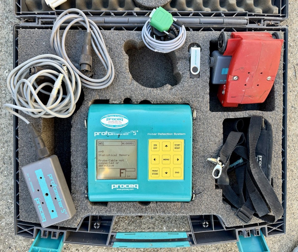 PROFOMETER 5+ rebar detection system, Model S Type Scanlog
