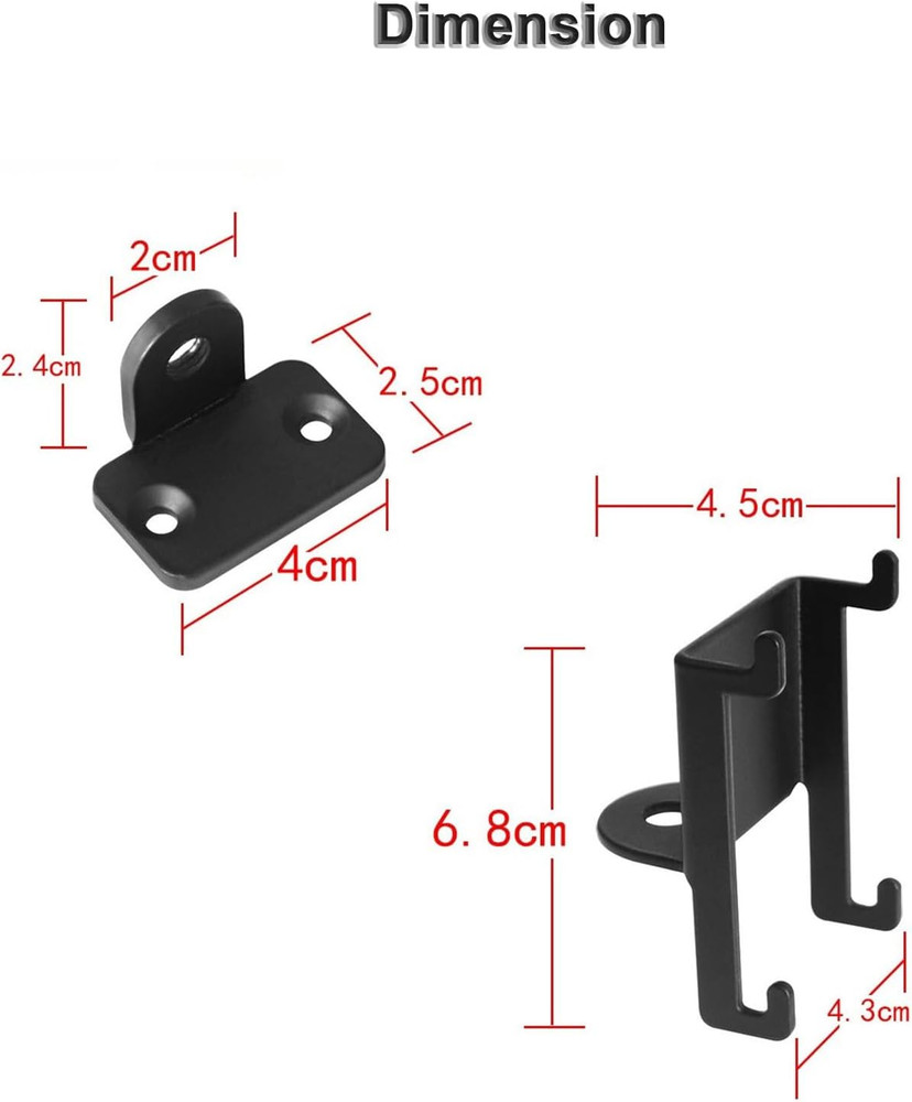 2 Pack Wall Mount Brackets for Bose Virtually Invisible 300 Wireless Surround Sp