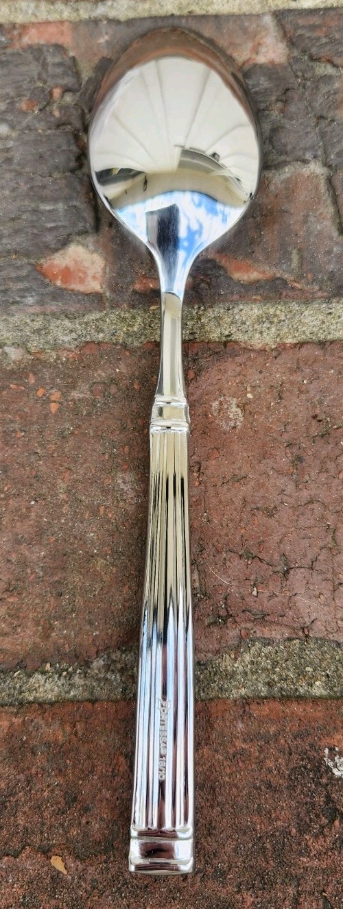 12 Pc Fortessa Doria 7.1" 18/10 Stainless Steel Extra Heavy Weight Oval Spoons