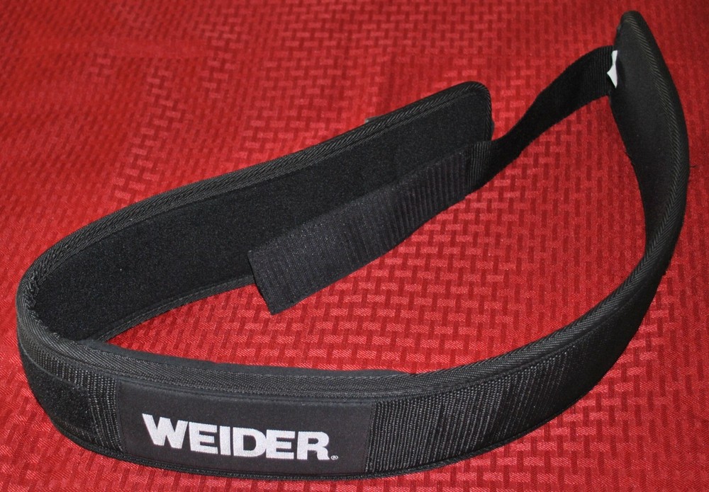 Weider, Power Weight Lifting Belt, Black, Size Large/ Extra Large