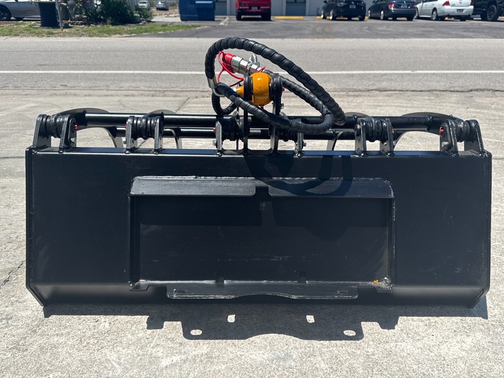 Mini Grapple Solid Bottom Attachment 44" Fits Mini Skid Steer Toro Dingo+More