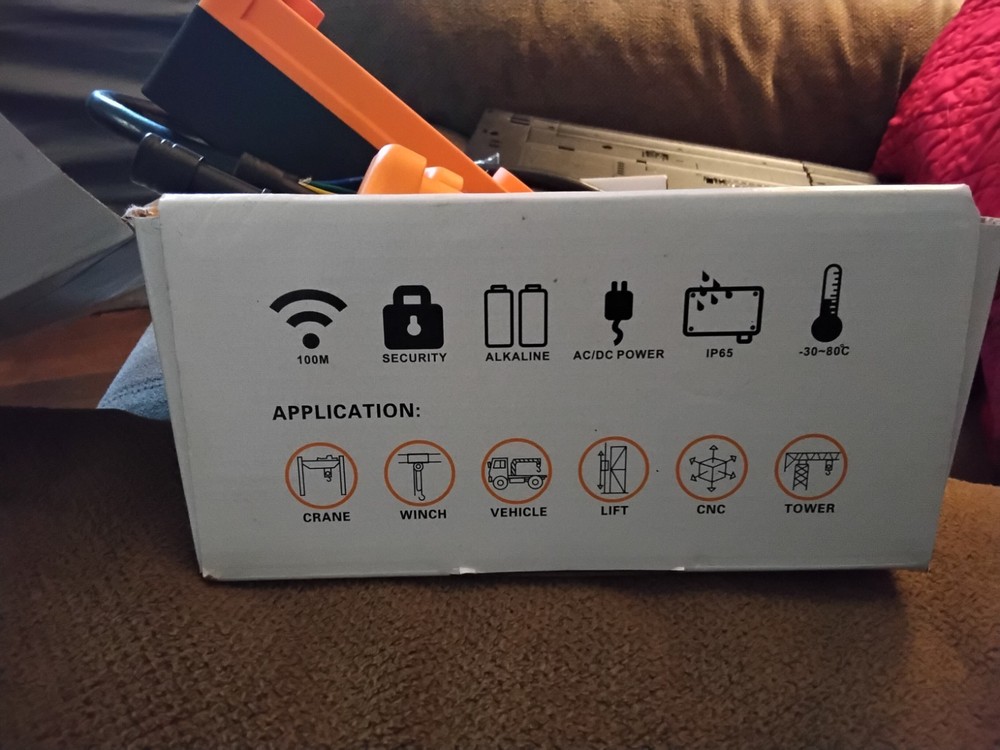 OBOHOS HS-10 Industrial Lifting Machine Remote Control Kit Orange