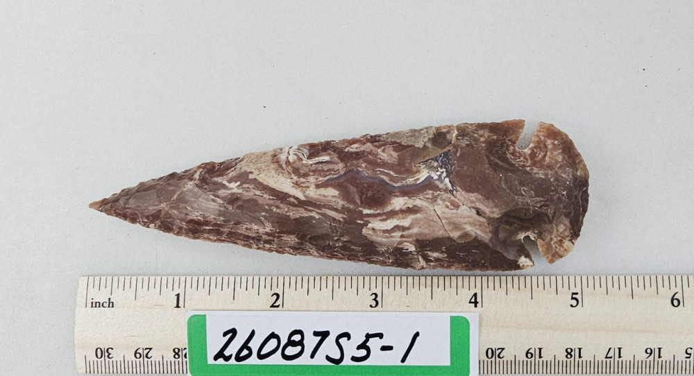 5" Spearhead - Lance Head - Drill - Knife - Pow-Wow - Hand Knapped Agate