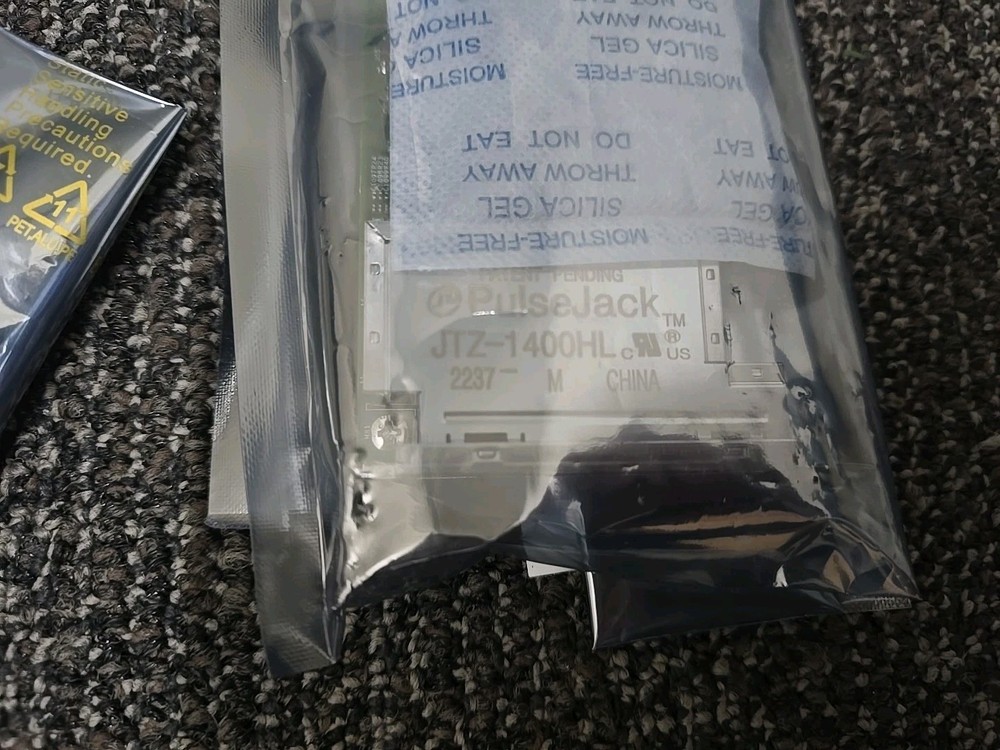 2x Lot Dell/Intel PulseJack JTZ-1400HL Pci Express Module Network Card