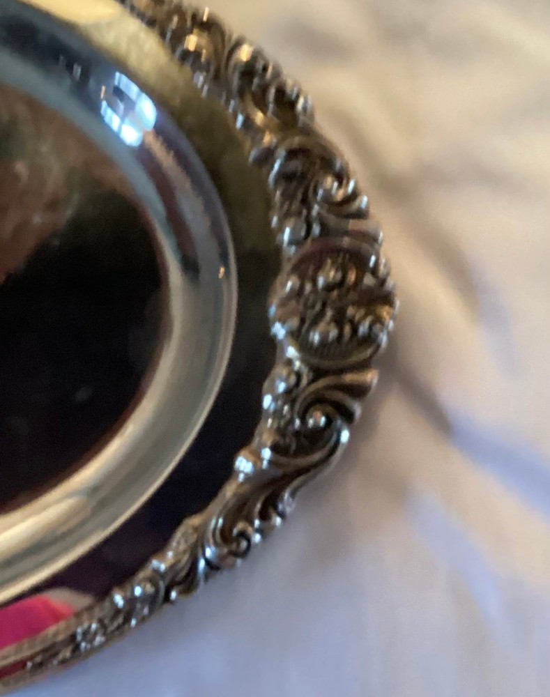 Wallace Rose Point silver serving Tray