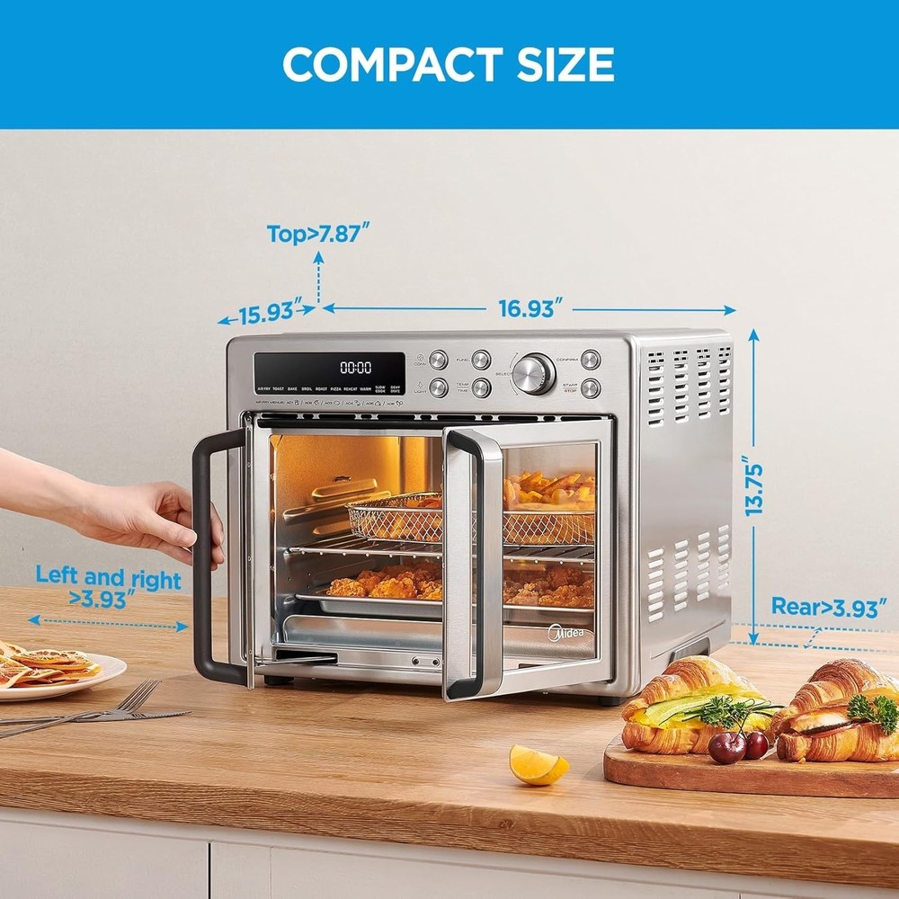 Versatile 10 Function Air Fryer Oven - Perfect for Roasting, Baking, and More