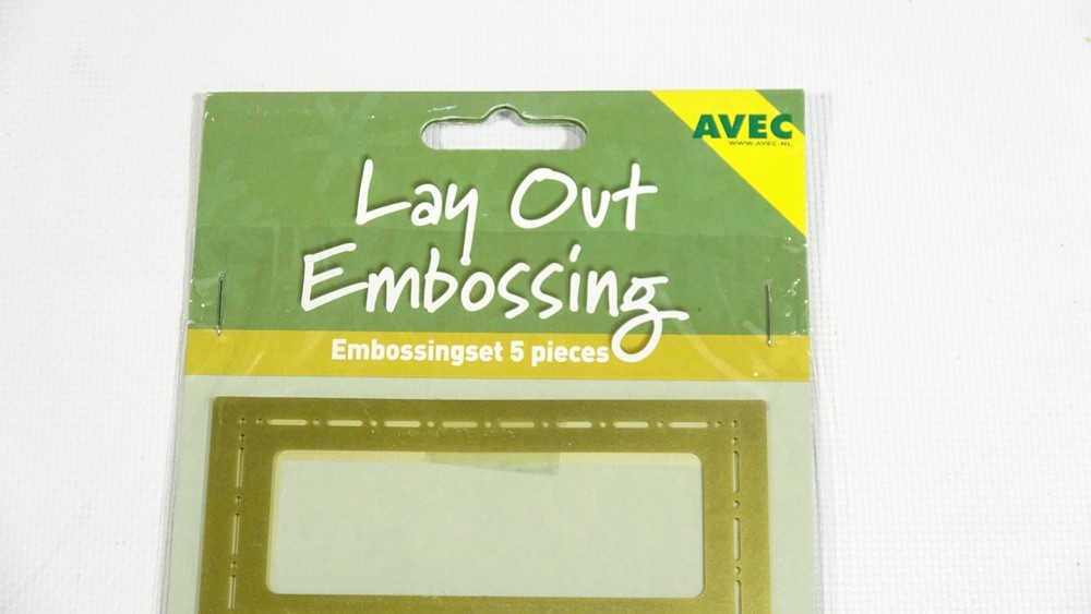 Rectangles-AVEC Embossing Stencil Template 4.015.905 - LO 6905