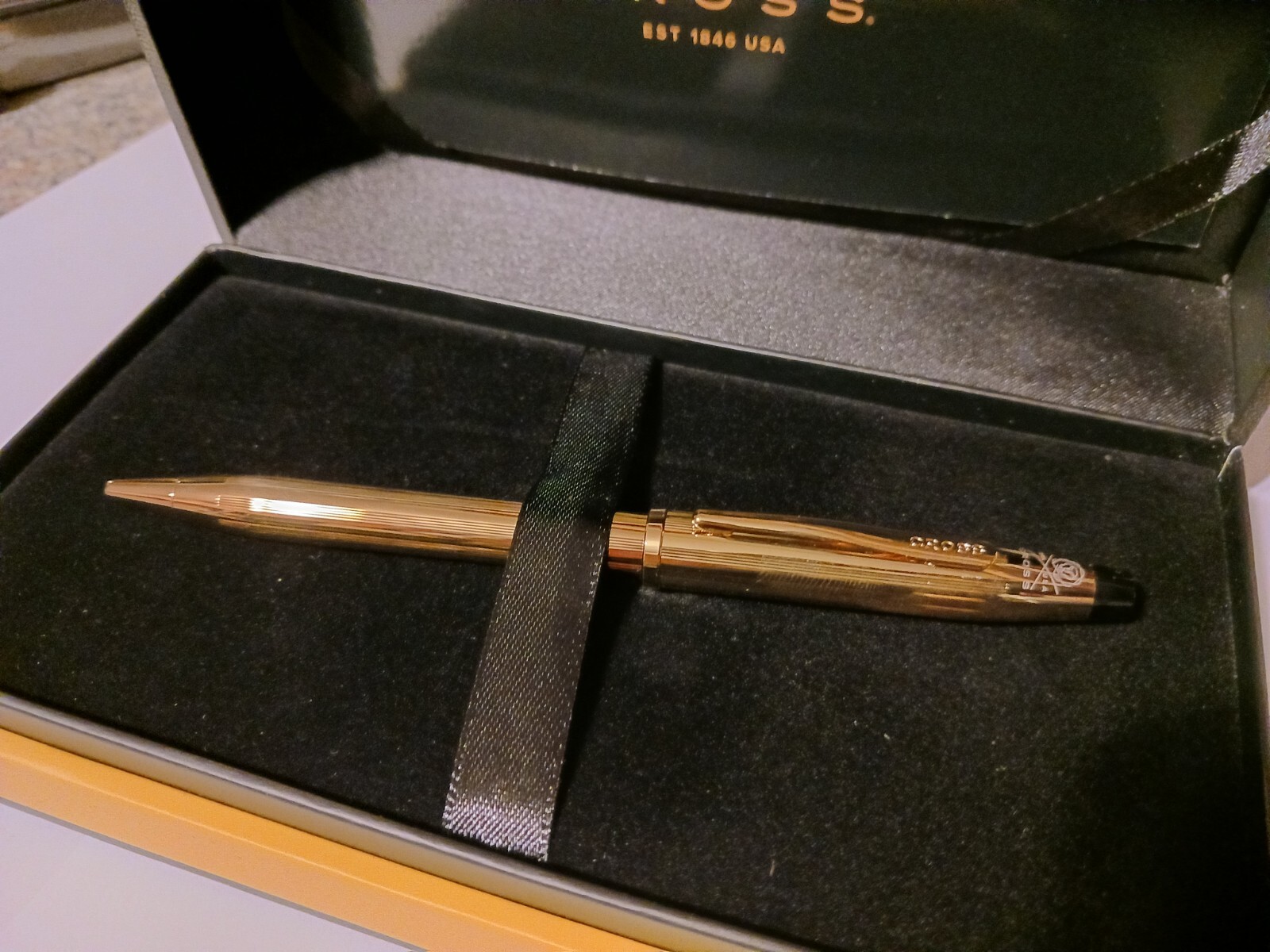 NEW Cross USA Classic Century II 23kt Gold Ballpoint Pen $300 CHRISTMAS GIFT