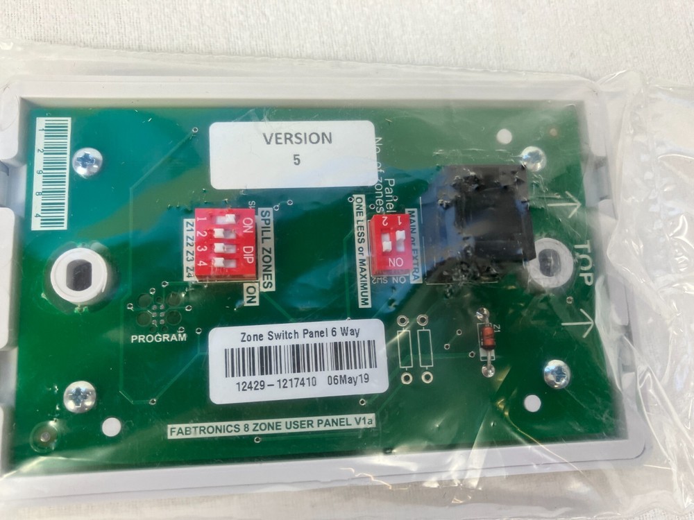 Siemens SEM12136 Touch Panel - Additional 6 Zone - 12429-1217410 - Unused