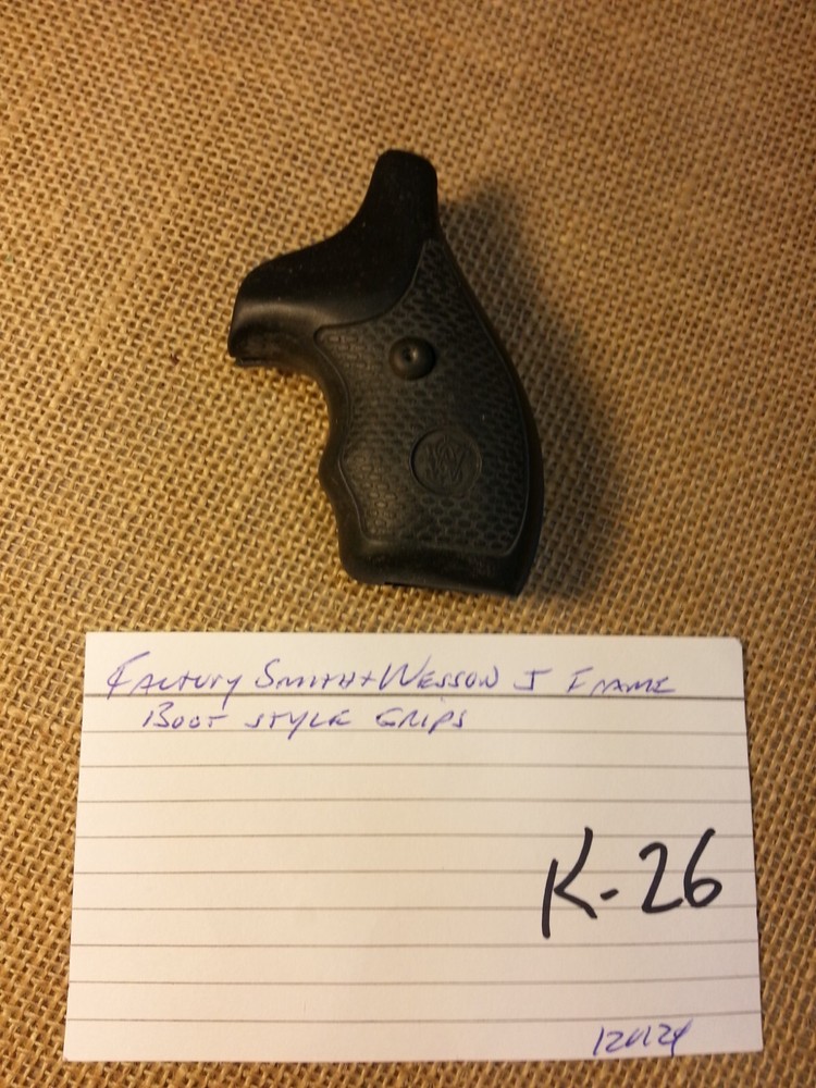 Factory Revolver Boot Grips for Smith & Wesson J Frame RD Butt