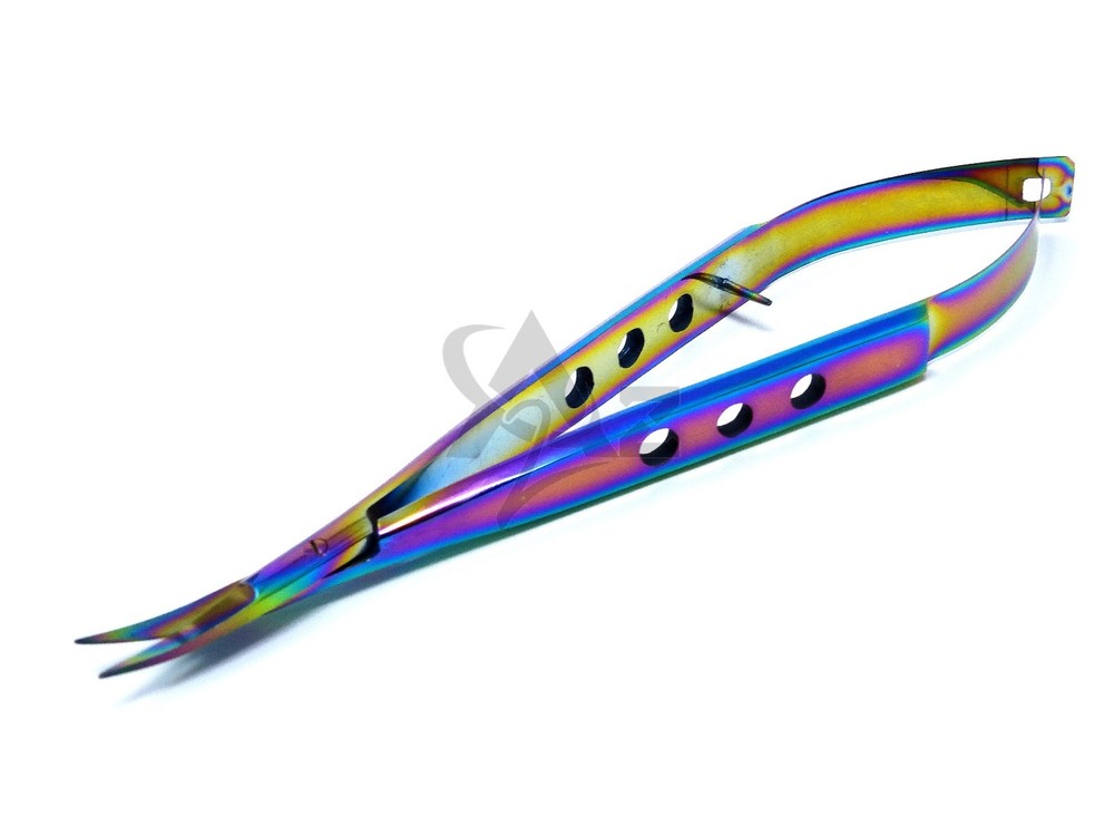 CASTROVIEJO Stitch MicroSurgical Scissors Sharp/Sharp 5.5"Curved Premium Quality