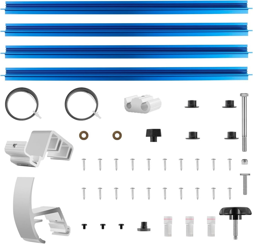 KMS8000 Aluminum Precision Trak and Stop Kit For Precise Repeatable Cutting Wood