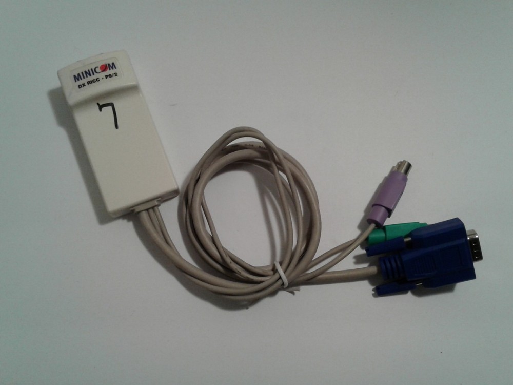 Minicom IP RJ45 Kvm Switch X RICC  PS/2