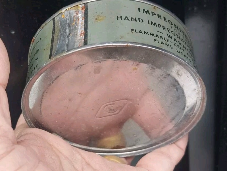 12 Cans WWII Era US Army USMC M1 Shoe Impregnite