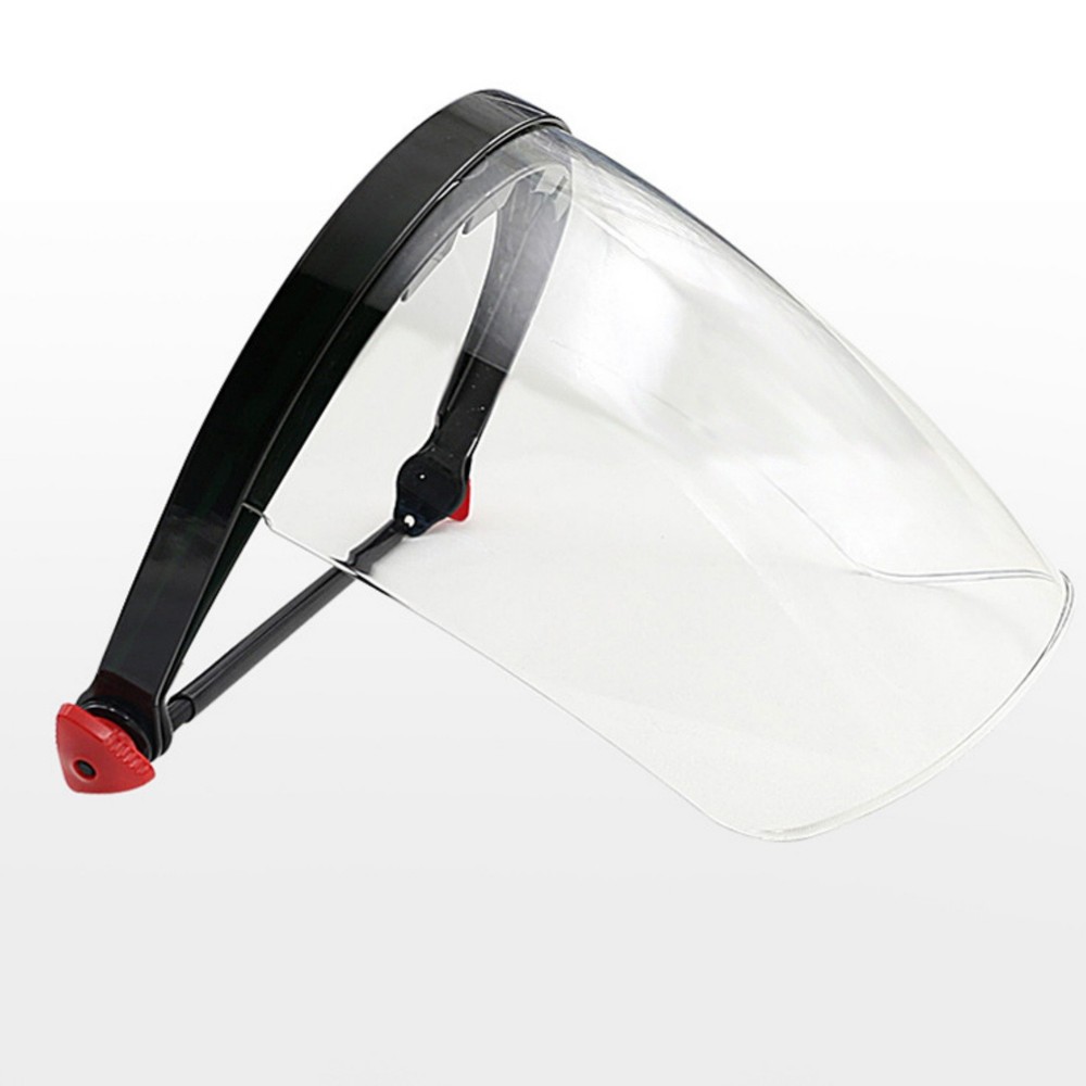 Safety Face Shield Impact Resistant Anti-Splash Visor Work Helmet Mount