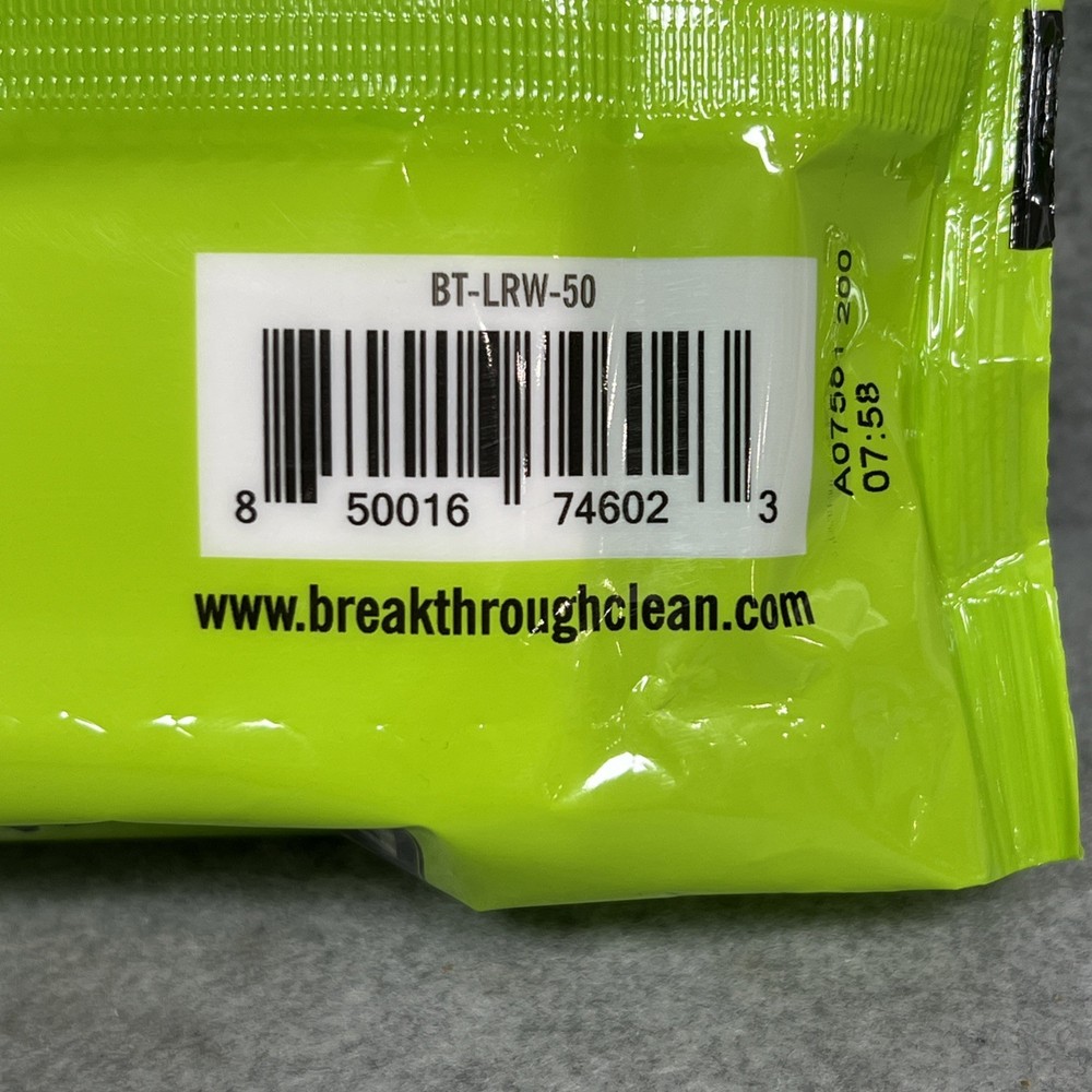Breakthrough Clean Technologies Lead and Soot Removing Wipes NIP