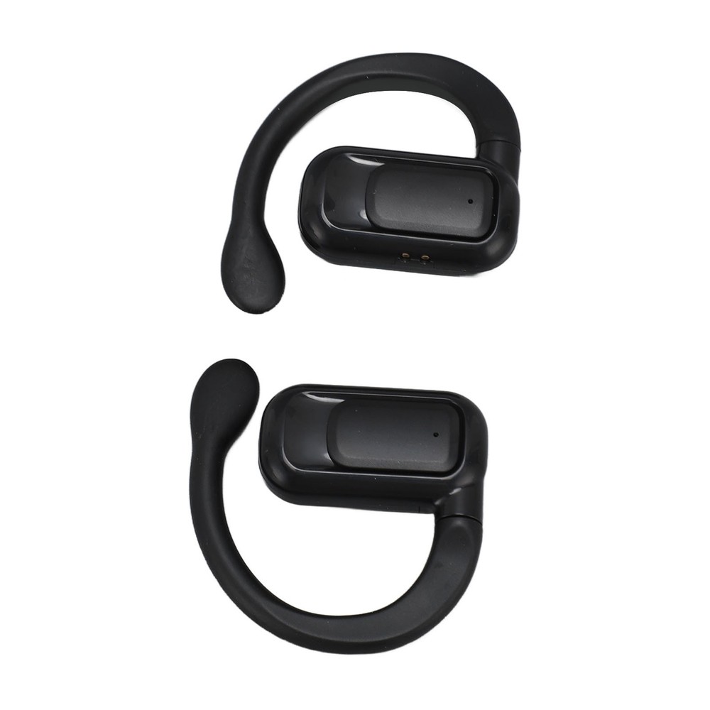 (Black)144 Languages Translator Earbuds Touch Control Earhooks Language