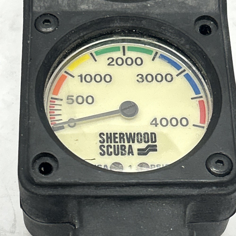 Sherwood Scuba Double Gauge Console. Tested.