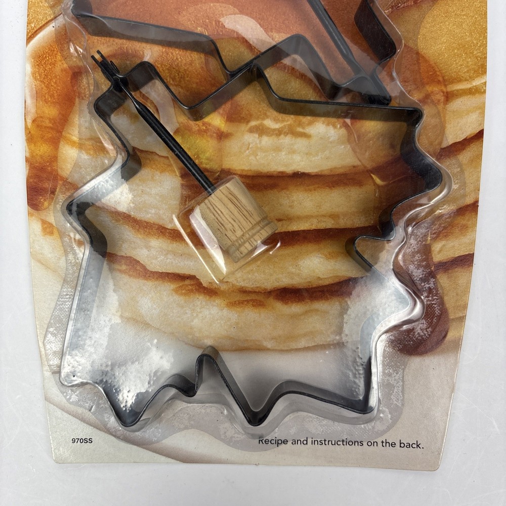 Hungry Jack Maple Leaf Pancake Mold Nonstick Egg Ring Set New