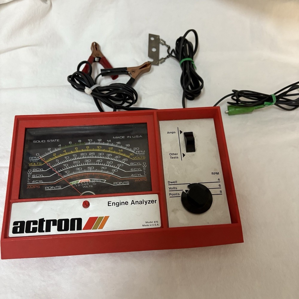 Vintage ACTRON Engine Analyzer Model 615 USED