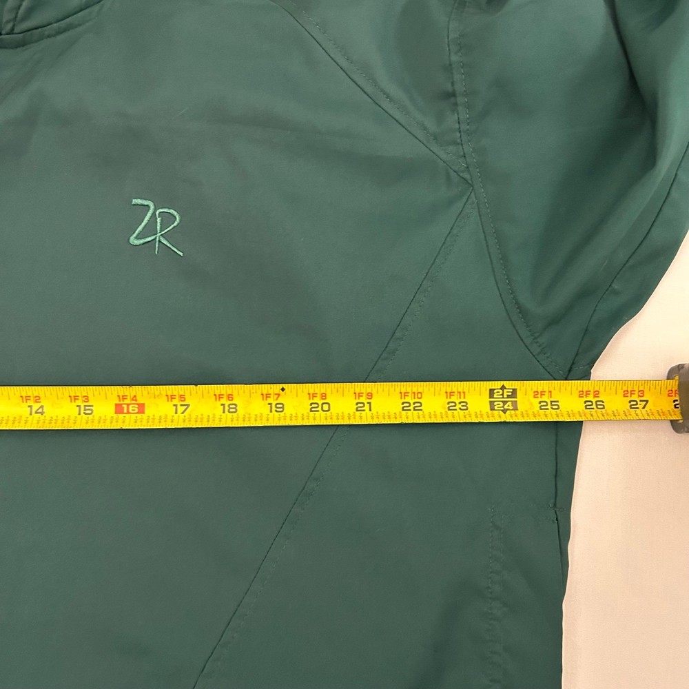Zero Restriction Mens Large Green Golf Pullover Jacket Lightweight Outerwear USA