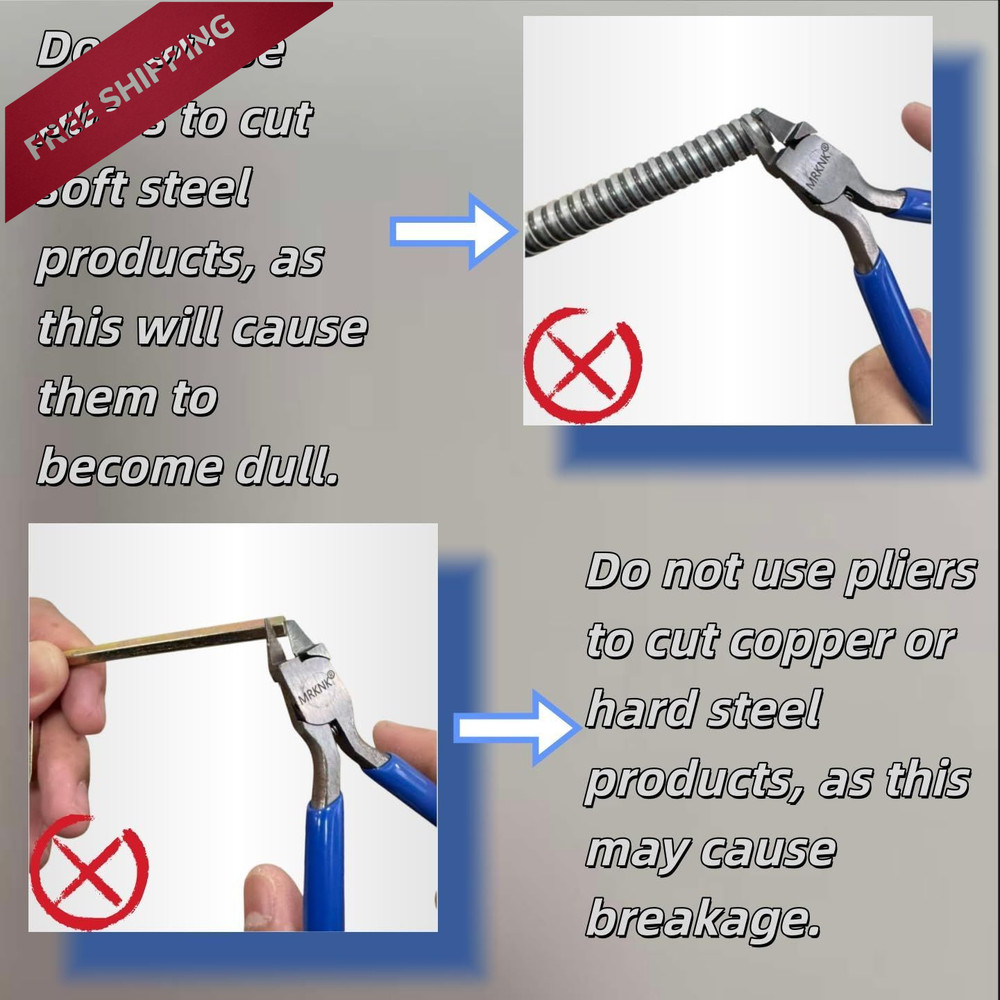 Model Building Tools Kit – 6-Piece with 4.3inch Precision Nipper, Bule