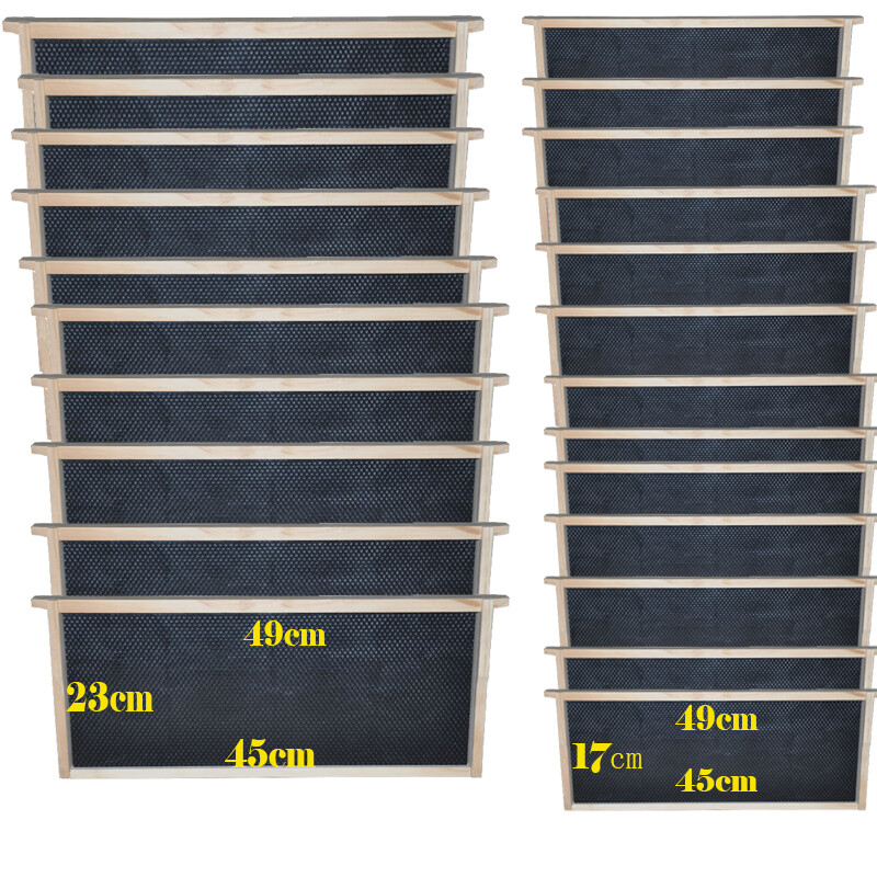 30 X Frames & 3 Layers Beehive Complete Kit Langstroth Beekeeping 1Deep 2 Medium